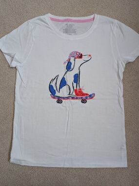 Epic Threads NWOT T-Shirt, Dog On A Skateboard motif